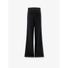 Bias viscose and silk trousers