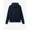 Cotton sweatshirt with side logo patch