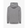 Cotton sweatshirt with front embroidered logo
