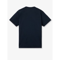Cotton T-shirt with front logo patch