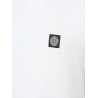 Cotton T-shirt with front logo patch