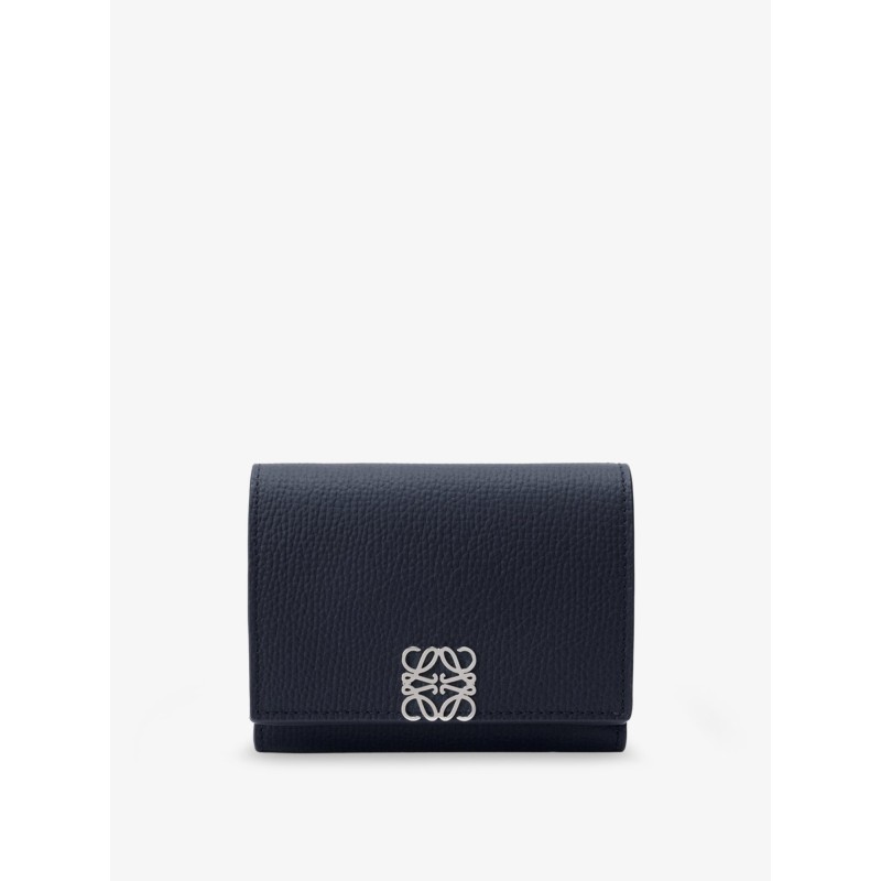 Anagram Trifold Leather Wallet