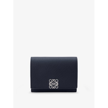 Anagram Trifold Leather Wallet