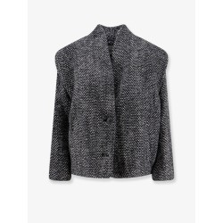 Drogo mélange fabric coat