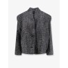 Drogo mélange fabric coat
