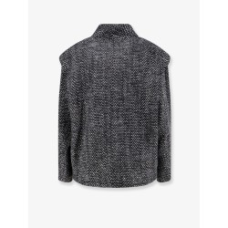 Drogo mélange fabric coat