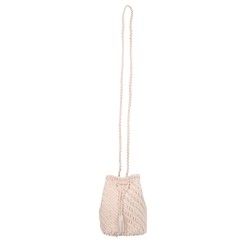 BORSA "POMPOM DOUBLE JUMP TAN"