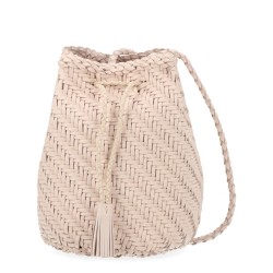 BORSA "POMPOM DOUBLE JUMP TAN"