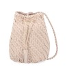 BORSA "POMPOM DOUBLE JUMP TAN"