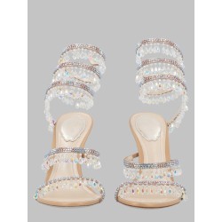 SANDALO "CHANDELIER" CON TACCO