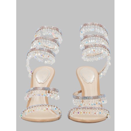 SANDALO "CHANDELIER" CON TACCO