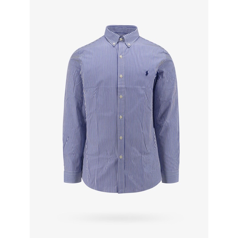 Striped stretch cotton shirt