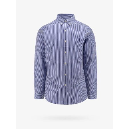 Striped stretch cotton shirt