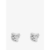 Anagram Bombé sterling silver earrings