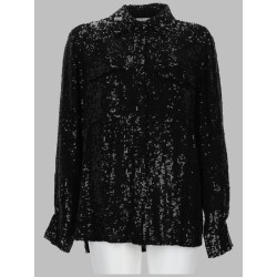 CAMICIA "GADGET" CON PAILLETTES