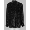 CAMICIA "GADGET" CON PAILLETTES