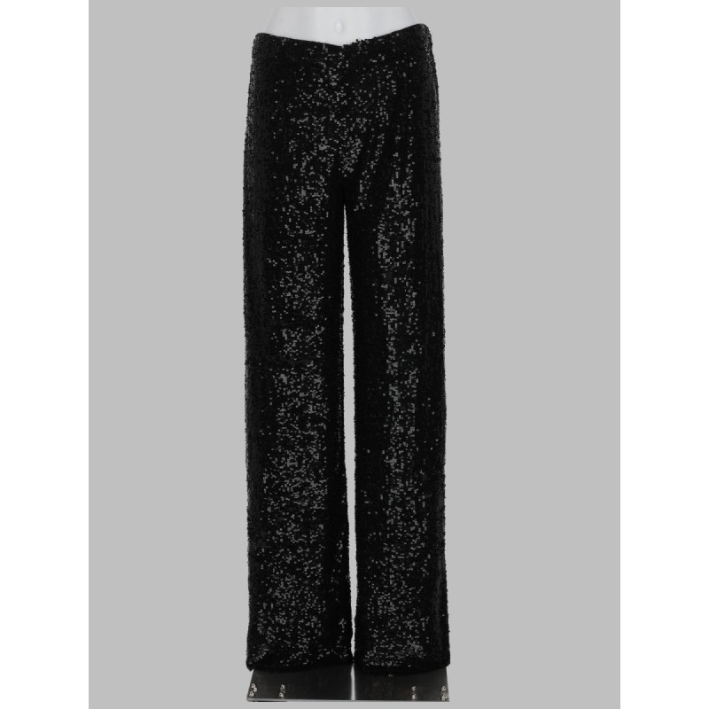 PANTALONE DRITTO CON PAILLETTES