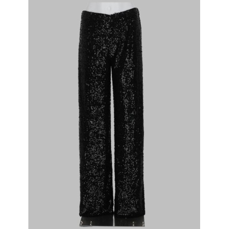 PANTALONE DRITTO CON PAILLETTES