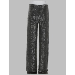 PANTALONE DRITTO CON PAILLETTES