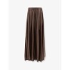 MXMLivrea pleated jersey long skirt