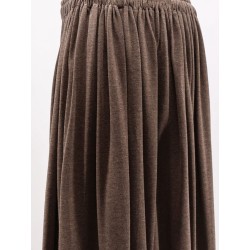 MXMLivrea pleated jersey long skirt