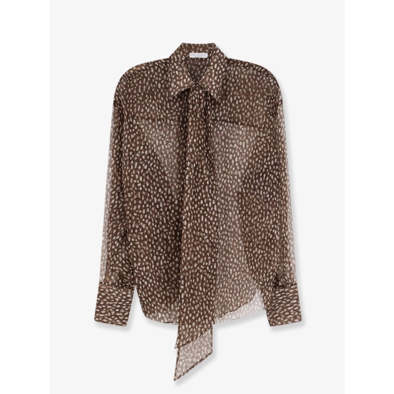 Sheer silk shirt