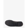 Suede loafers with side logo