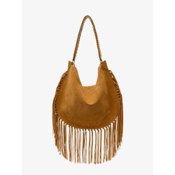 Oskan suede shoulder bag