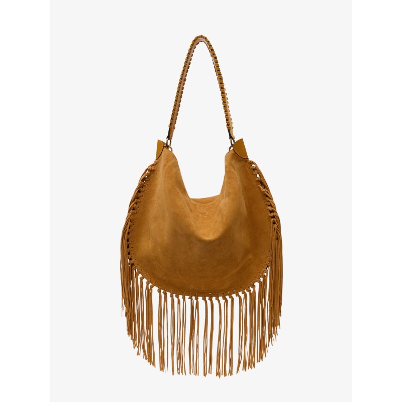 Oskan suede shoulder bag