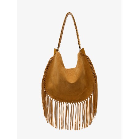 Oskan suede shoulder bag