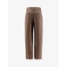 Mélange wool blend trousers