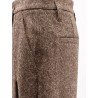 Mélange wool blend trousers