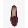Silenzio leather loafers with Intrecciato pattern