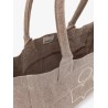Yenky Zipped Cotton Shoulder Bag