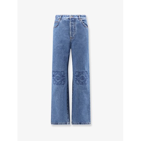 Anagram Baggy Jeans with embroidery on the front