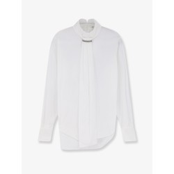 Cotton blend shirt with Monili detail