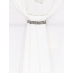 Cotton blend shirt with Monili detail