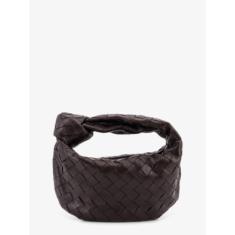 Mini Jodie leather handbag with Intrecciato motif