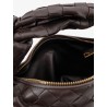 Mini Jodie leather handbag with Intrecciato motif