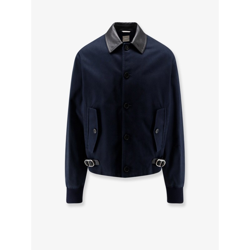 Cotton jacket with CD details