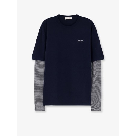 Blend of virgin wool, cashmere and silk sweater