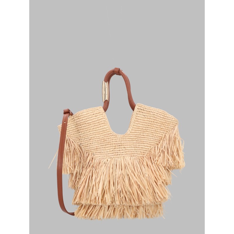 BORSA TOTE "GOLDENTIME" SMALL CON FRANGE