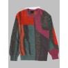 MAGLIA CON MOTIVO FLOREALE GLITCH