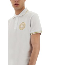 POLO IN COTONE CON V-EMBLEM