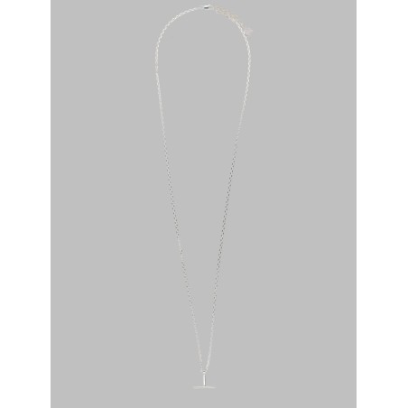 COLLANA A CIONDOLO A T IN ARGENTO