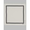 FAZZOLETTO DA TASCHINO CON BORDO TONO SU TONO