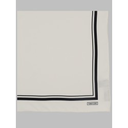 FAZZOLETTO DA TASCHINO CON BORDO TONO SU TONO