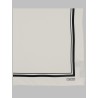 FAZZOLETTO DA TASCHINO CON BORDO TONO SU TONO