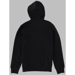 FELPA "ZEBRA" CON ZIP E CAPPUCCIO