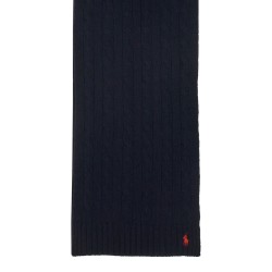SCIARPA IN LANA E CASHMERE A TRECCE
